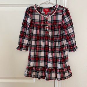 Flannel girls pajamas-Macys